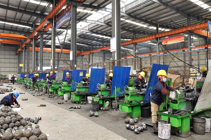 合作网架锥头车间